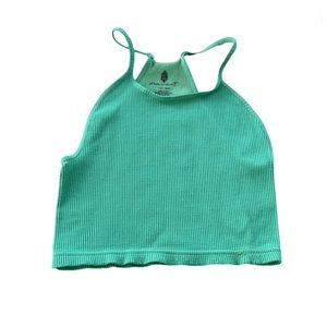 NWOT Free People Happiness Happiness Runs Crop in Deep Balsam size XS/S